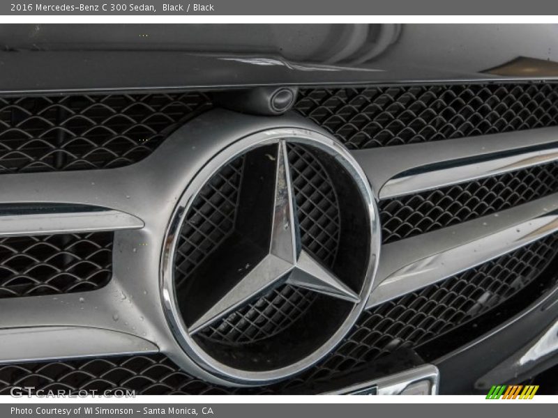 Black / Black 2016 Mercedes-Benz C 300 Sedan