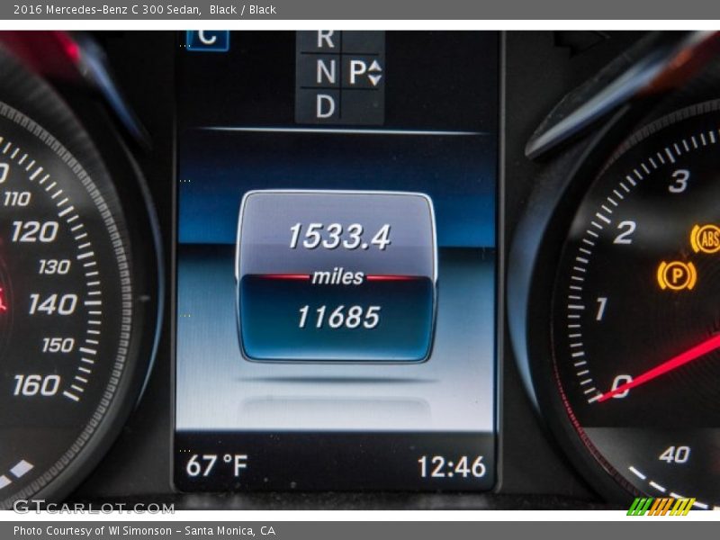 Black / Black 2016 Mercedes-Benz C 300 Sedan