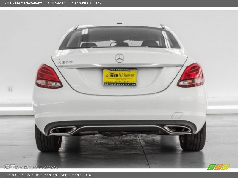 Polar White / Black 2016 Mercedes-Benz C 300 Sedan