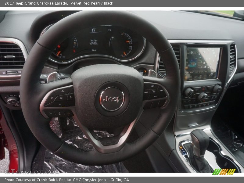 Velvet Red Pearl / Black 2017 Jeep Grand Cherokee Laredo