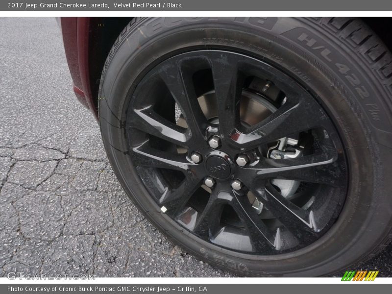 Velvet Red Pearl / Black 2017 Jeep Grand Cherokee Laredo