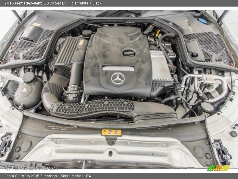 Polar White / Black 2016 Mercedes-Benz C 300 Sedan
