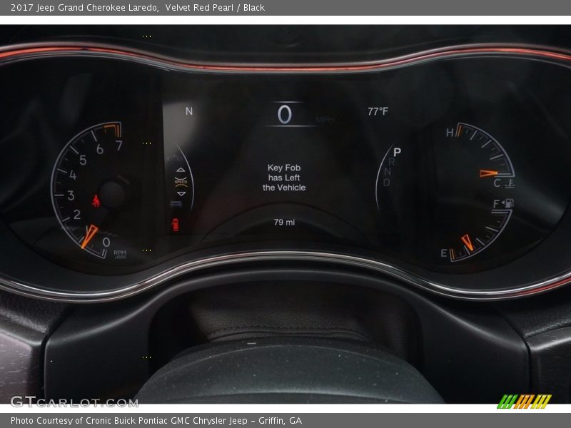 Velvet Red Pearl / Black 2017 Jeep Grand Cherokee Laredo