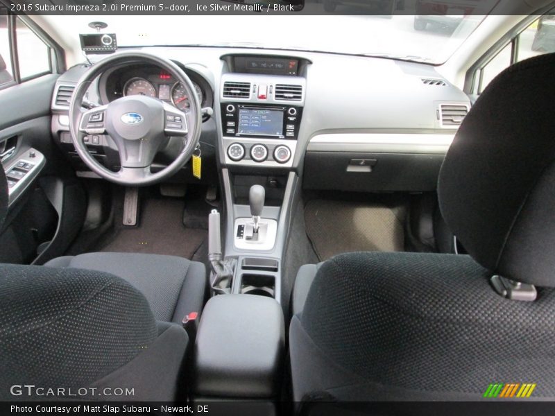 Ice Silver Metallic / Black 2016 Subaru Impreza 2.0i Premium 5-door