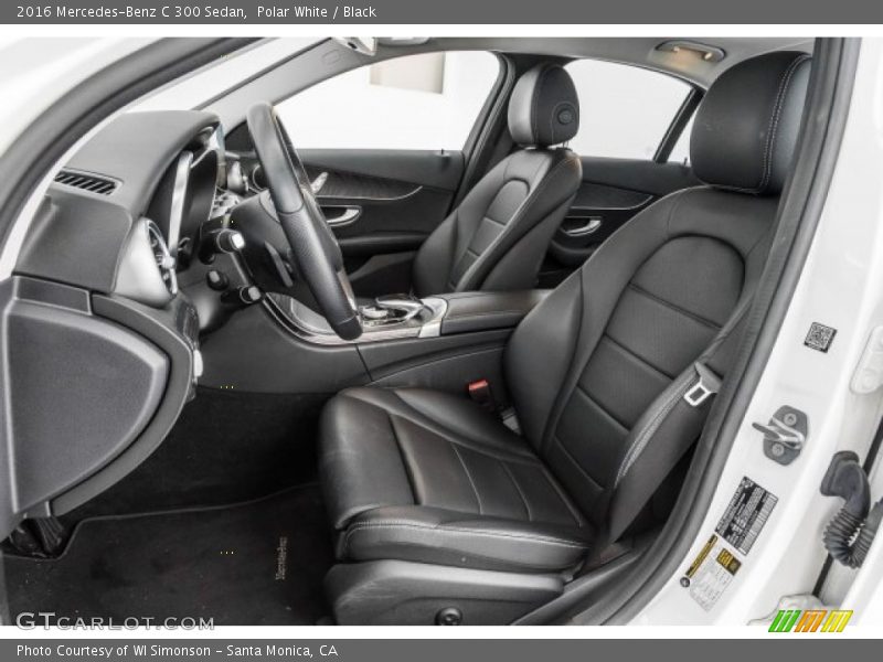 Polar White / Black 2016 Mercedes-Benz C 300 Sedan
