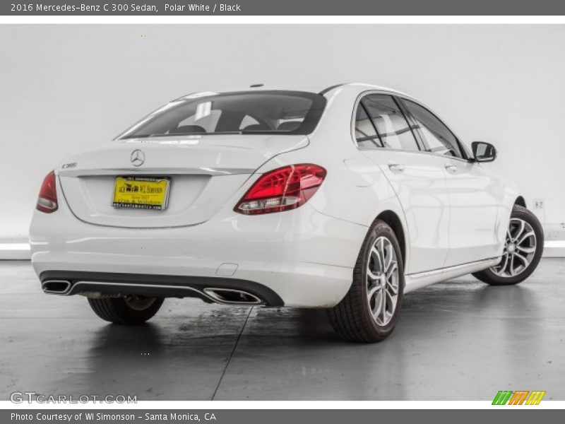 Polar White / Black 2016 Mercedes-Benz C 300 Sedan