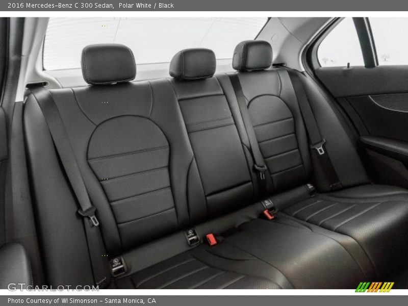 Polar White / Black 2016 Mercedes-Benz C 300 Sedan