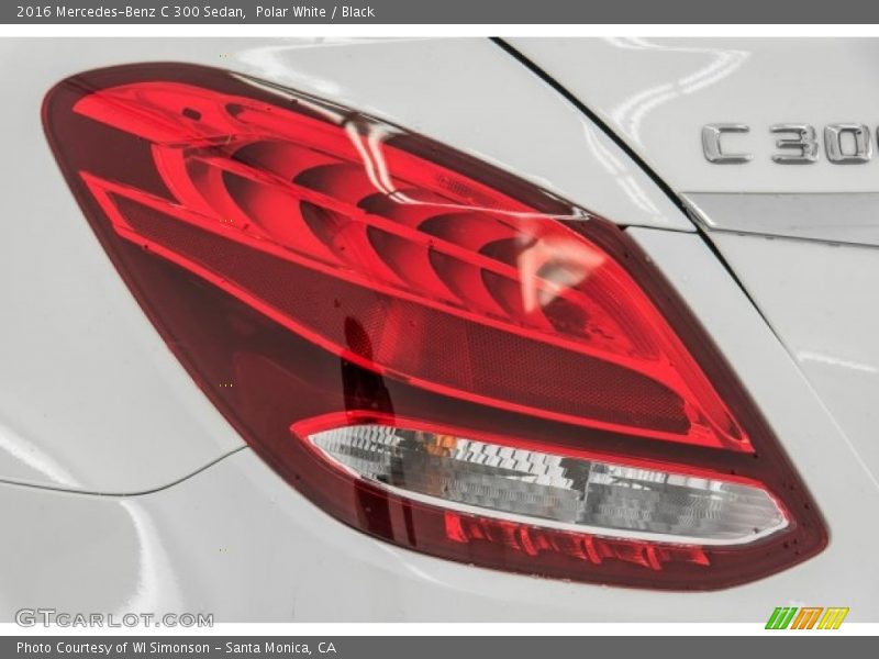 Polar White / Black 2016 Mercedes-Benz C 300 Sedan