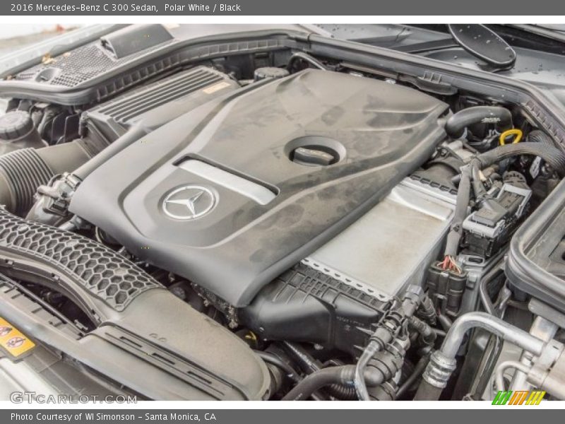 Polar White / Black 2016 Mercedes-Benz C 300 Sedan