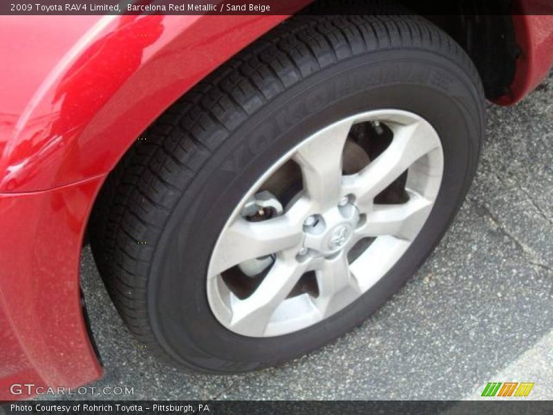 Barcelona Red Metallic / Sand Beige 2009 Toyota RAV4 Limited