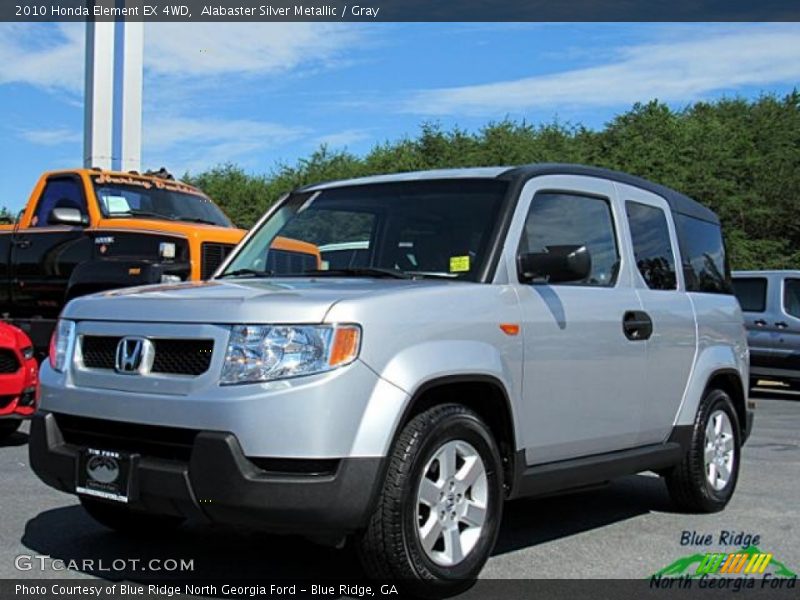 Alabaster Silver Metallic / Gray 2010 Honda Element EX 4WD