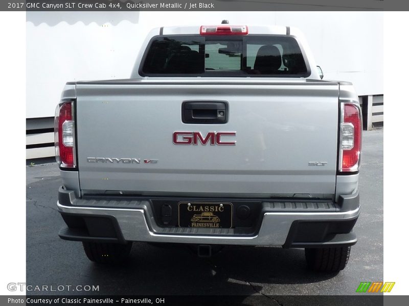 Quicksilver Metallic / Jet Black 2017 GMC Canyon SLT Crew Cab 4x4