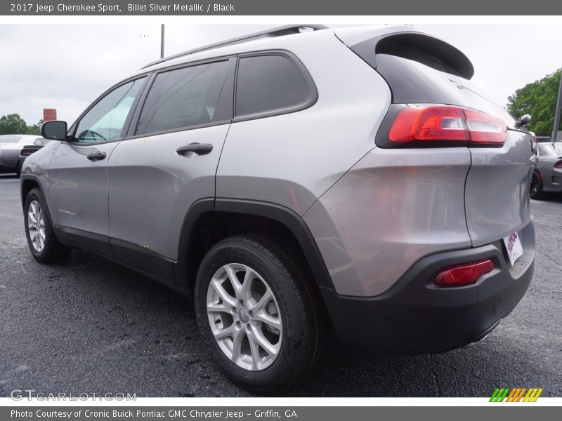 Billet Silver Metallic / Black 2017 Jeep Cherokee Sport