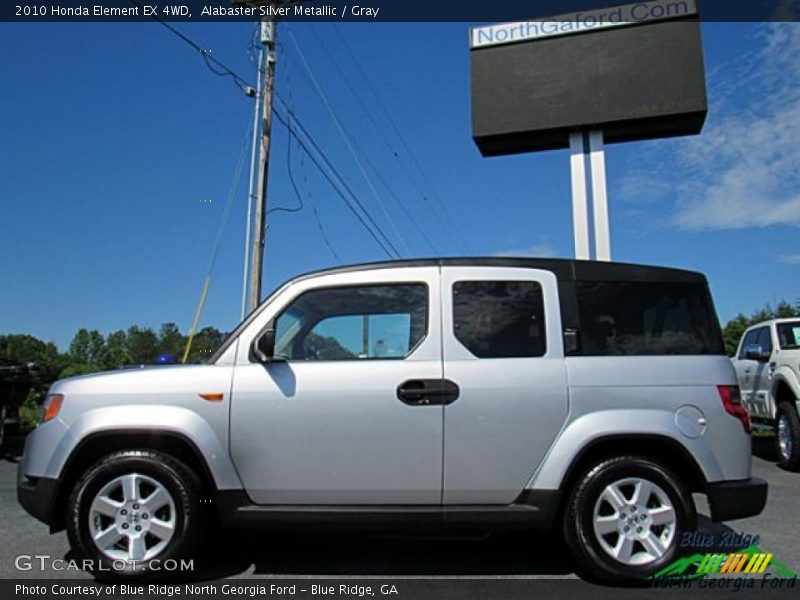 Alabaster Silver Metallic / Gray 2010 Honda Element EX 4WD