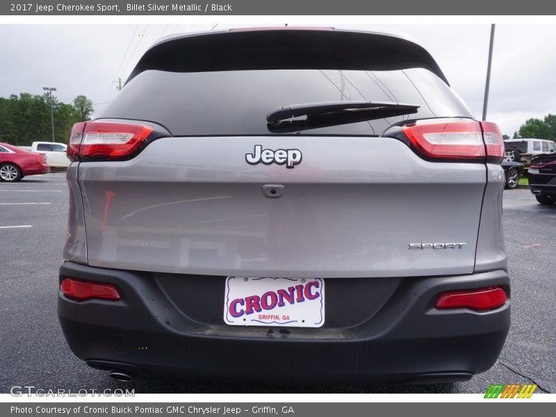Billet Silver Metallic / Black 2017 Jeep Cherokee Sport