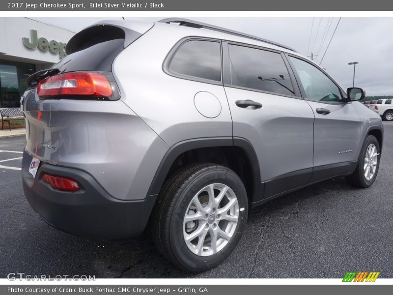Billet Silver Metallic / Black 2017 Jeep Cherokee Sport
