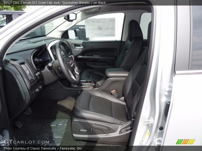 Quicksilver Metallic / Jet Black 2017 GMC Canyon SLT Crew Cab 4x4