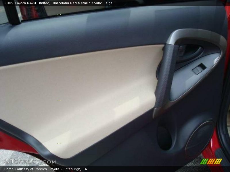 Barcelona Red Metallic / Sand Beige 2009 Toyota RAV4 Limited