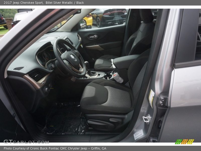 Billet Silver Metallic / Black 2017 Jeep Cherokee Sport