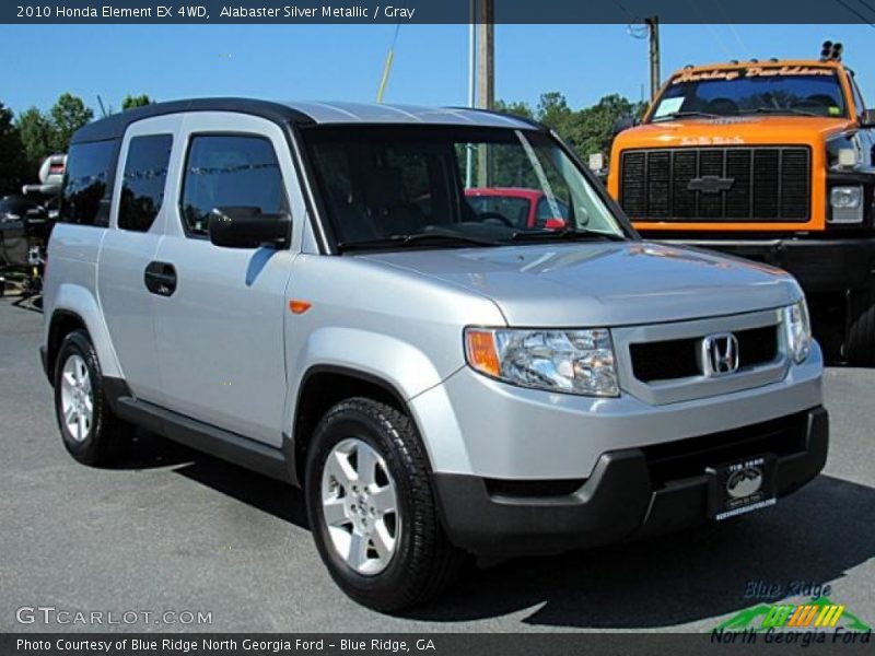 Alabaster Silver Metallic / Gray 2010 Honda Element EX 4WD