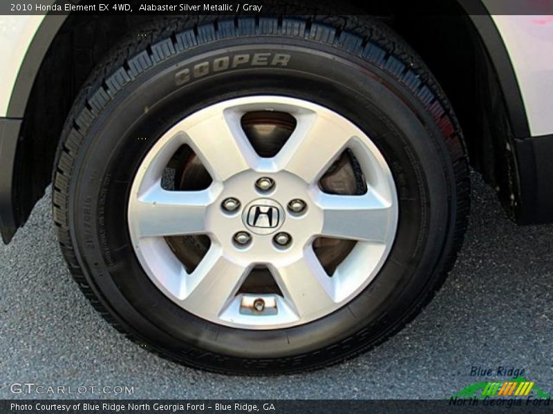 Alabaster Silver Metallic / Gray 2010 Honda Element EX 4WD