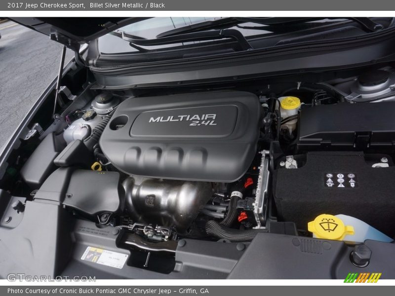 Billet Silver Metallic / Black 2017 Jeep Cherokee Sport