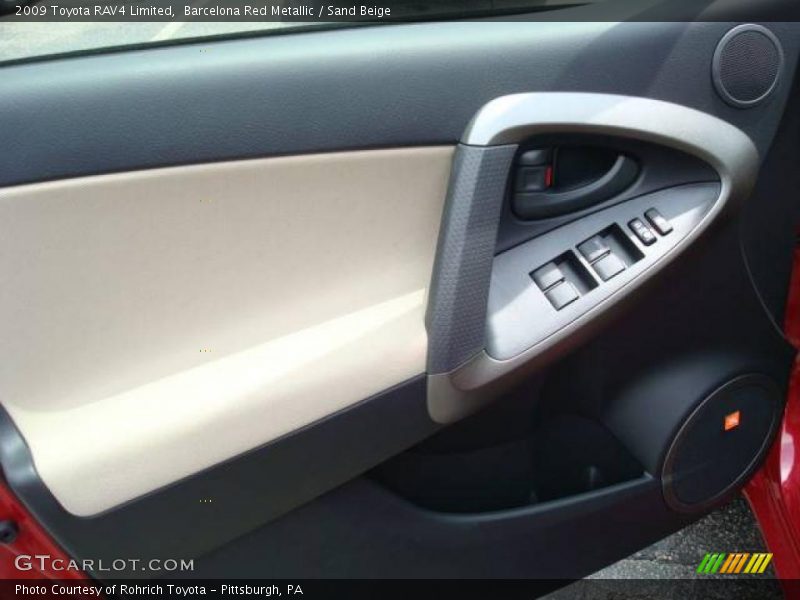 Barcelona Red Metallic / Sand Beige 2009 Toyota RAV4 Limited