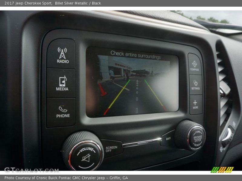 Billet Silver Metallic / Black 2017 Jeep Cherokee Sport