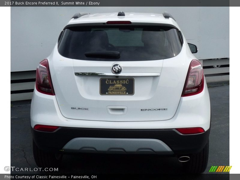 Summit White / Ebony 2017 Buick Encore Preferred II