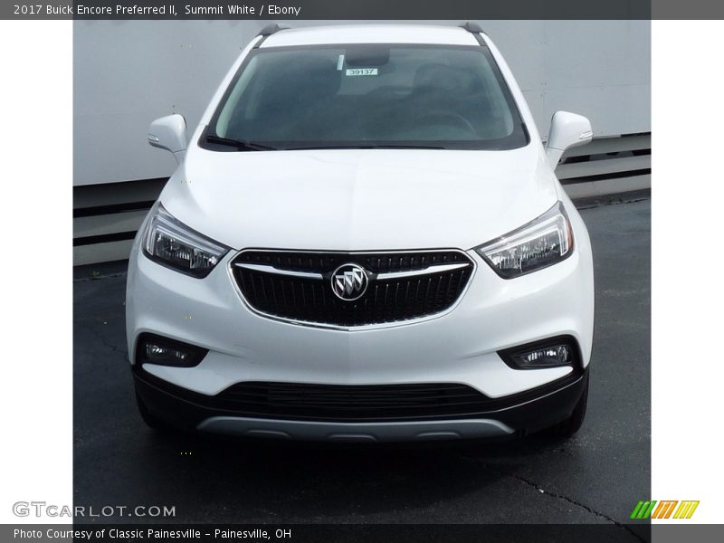 Summit White / Ebony 2017 Buick Encore Preferred II