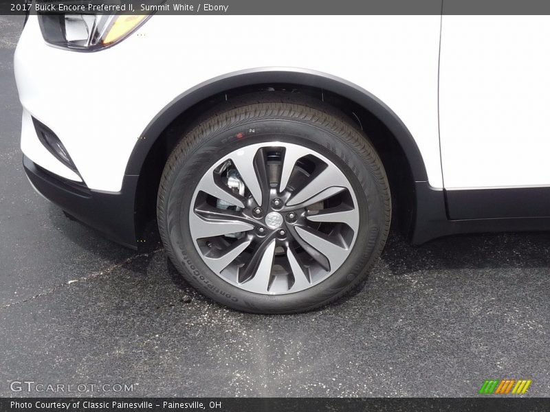 Summit White / Ebony 2017 Buick Encore Preferred II