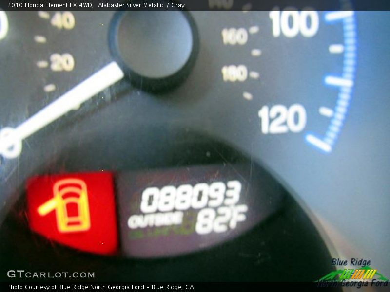 Alabaster Silver Metallic / Gray 2010 Honda Element EX 4WD