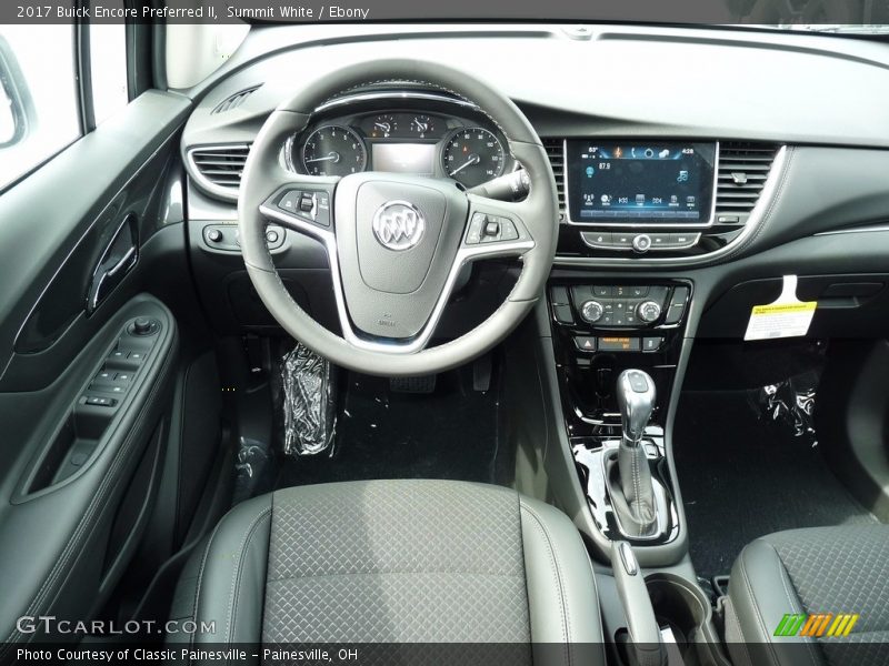Summit White / Ebony 2017 Buick Encore Preferred II
