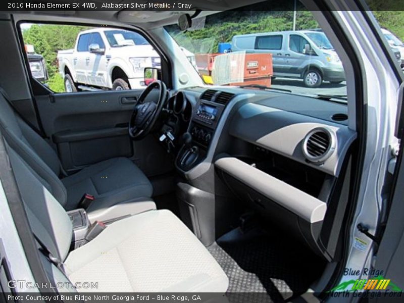 Alabaster Silver Metallic / Gray 2010 Honda Element EX 4WD