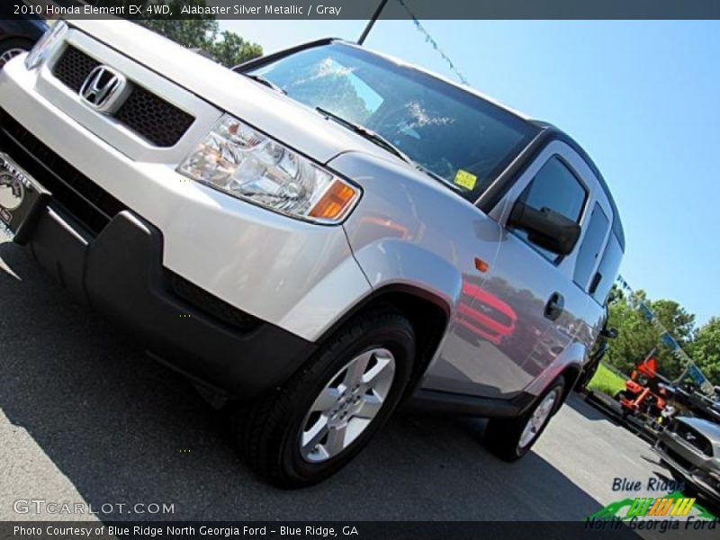 Alabaster Silver Metallic / Gray 2010 Honda Element EX 4WD