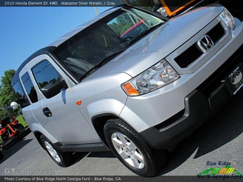 Alabaster Silver Metallic / Gray 2010 Honda Element EX 4WD