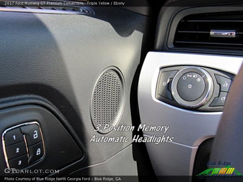Triple Yellow / Ebony 2017 Ford Mustang GT Premium Convertible