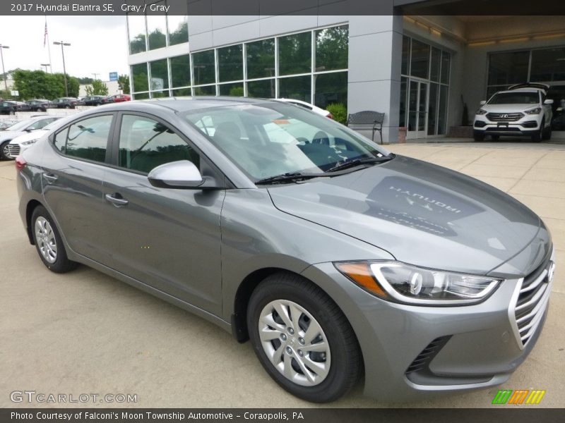 Gray / Gray 2017 Hyundai Elantra SE