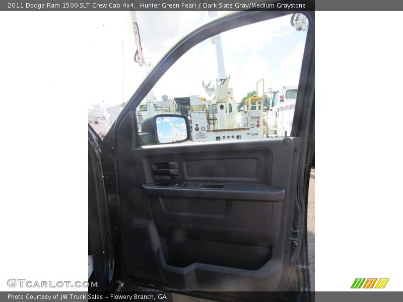 Hunter Green Pearl / Dark Slate Gray/Medium Graystone 2011 Dodge Ram 1500 SLT Crew Cab 4x4