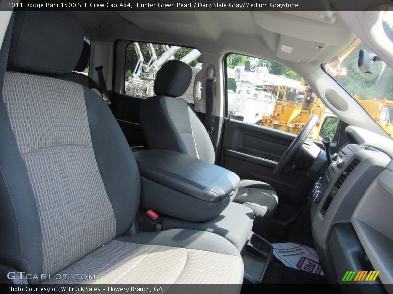 Hunter Green Pearl / Dark Slate Gray/Medium Graystone 2011 Dodge Ram 1500 SLT Crew Cab 4x4