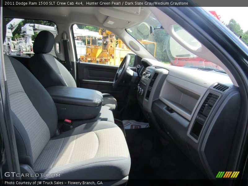 Hunter Green Pearl / Dark Slate Gray/Medium Graystone 2011 Dodge Ram 1500 SLT Crew Cab 4x4