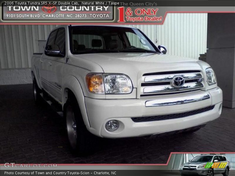 Natural White / Taupe 2006 Toyota Tundra SR5 X-SP Double Cab