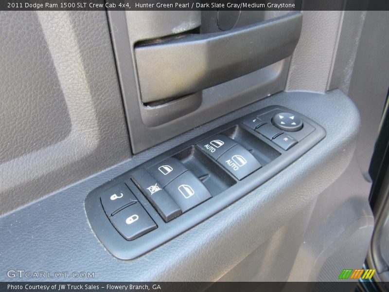 Hunter Green Pearl / Dark Slate Gray/Medium Graystone 2011 Dodge Ram 1500 SLT Crew Cab 4x4