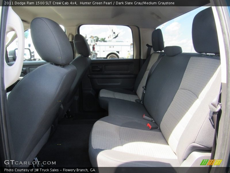 Hunter Green Pearl / Dark Slate Gray/Medium Graystone 2011 Dodge Ram 1500 SLT Crew Cab 4x4