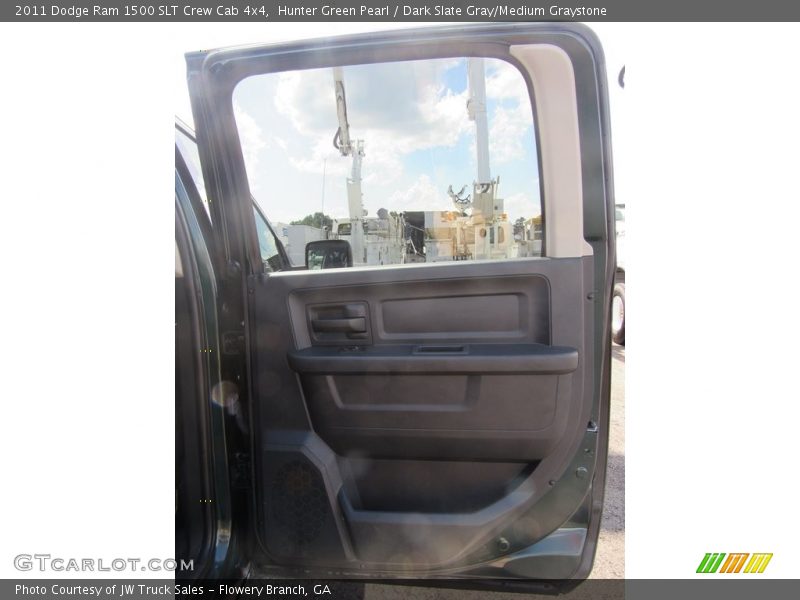 Hunter Green Pearl / Dark Slate Gray/Medium Graystone 2011 Dodge Ram 1500 SLT Crew Cab 4x4