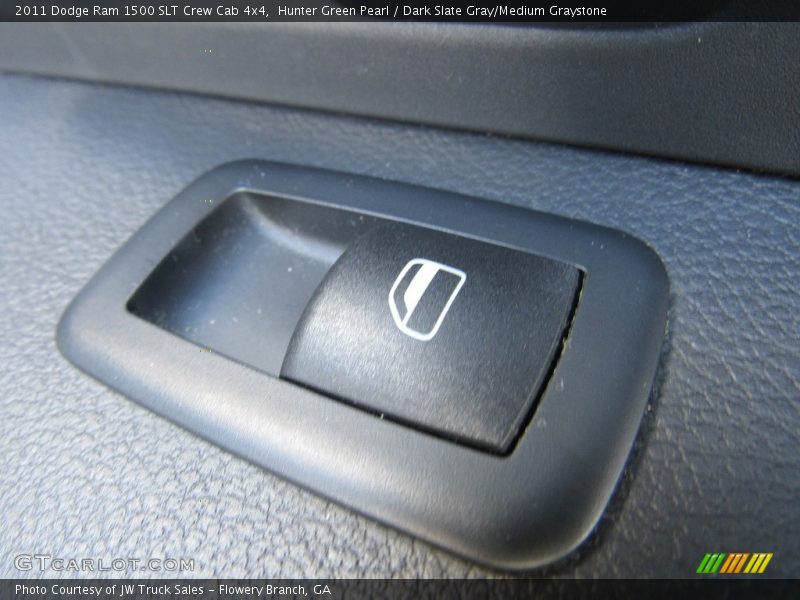 Hunter Green Pearl / Dark Slate Gray/Medium Graystone 2011 Dodge Ram 1500 SLT Crew Cab 4x4