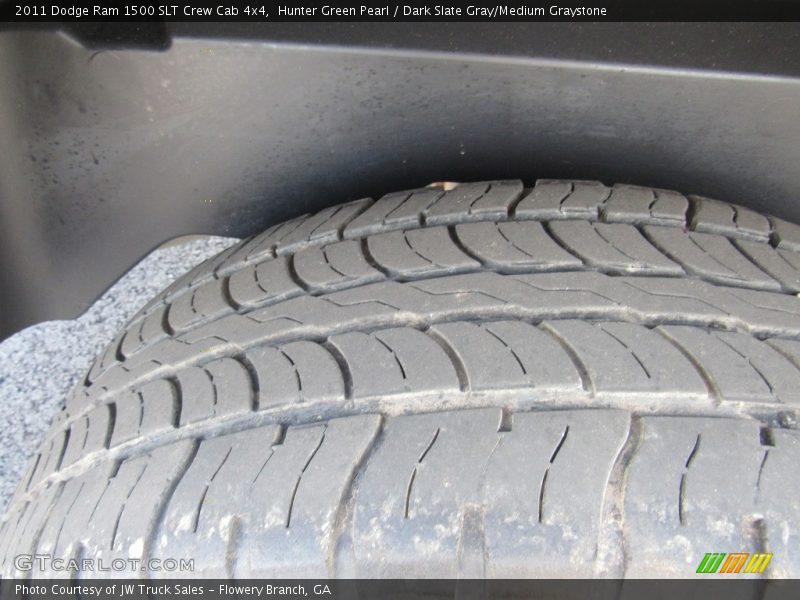 Hunter Green Pearl / Dark Slate Gray/Medium Graystone 2011 Dodge Ram 1500 SLT Crew Cab 4x4
