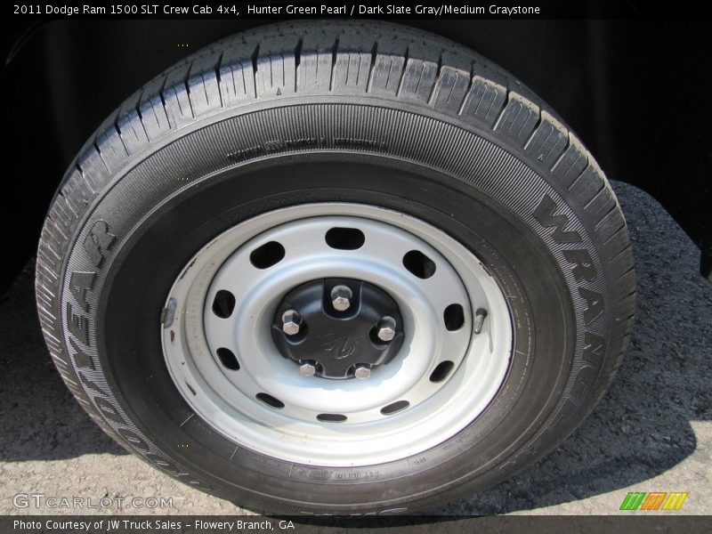 Hunter Green Pearl / Dark Slate Gray/Medium Graystone 2011 Dodge Ram 1500 SLT Crew Cab 4x4