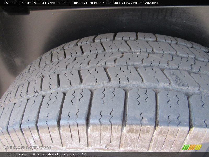 Hunter Green Pearl / Dark Slate Gray/Medium Graystone 2011 Dodge Ram 1500 SLT Crew Cab 4x4