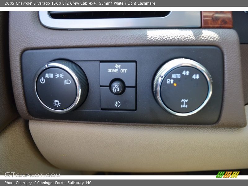 Summit White / Light Cashmere 2009 Chevrolet Silverado 1500 LTZ Crew Cab 4x4
